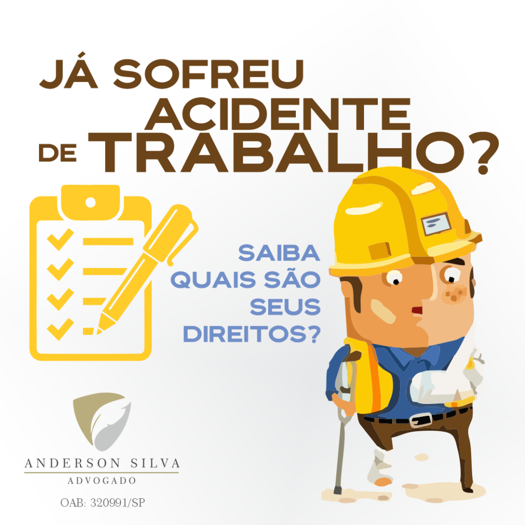 Já sofreu acidente de trabalho? Saiba quais são seus direitos.